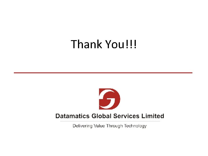 Thank You!!! 