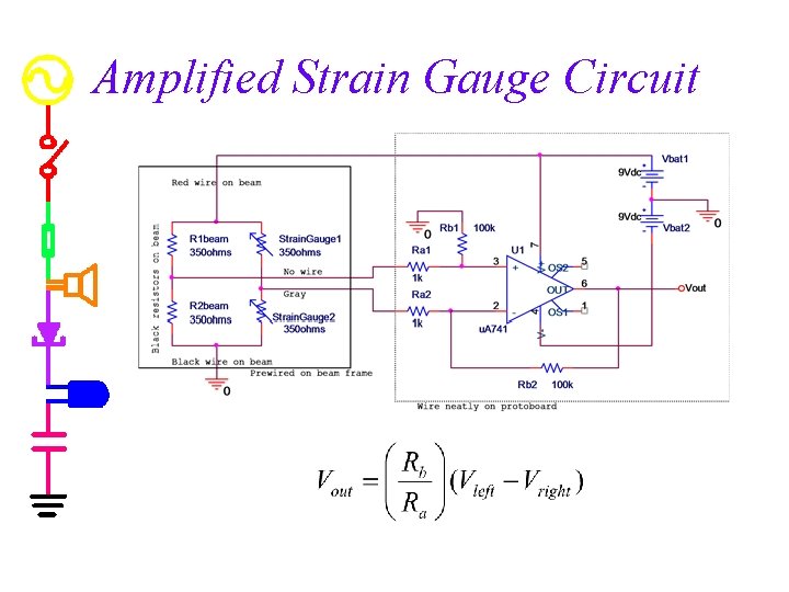 Amplified Strain Gauge Circuit Amplified Strain Gauge Circuit