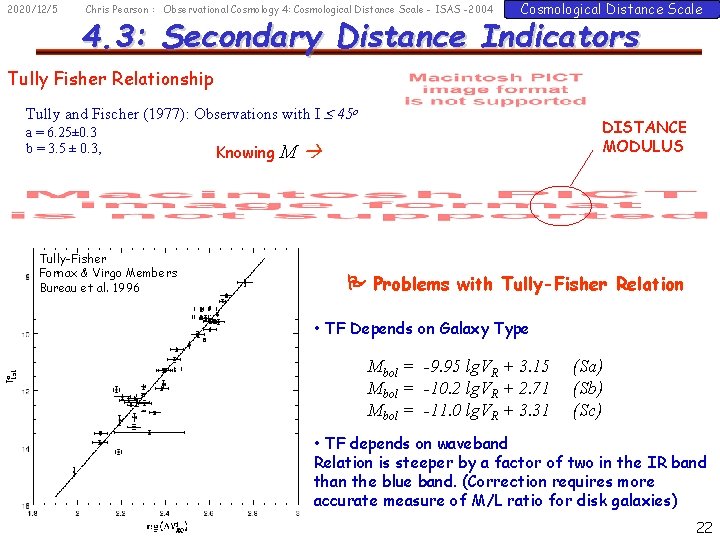 2020/12/5 Chris Pearson : Observational Cosmology 4: Cosmological Distance Scale - ISAS -2004 Cosmological