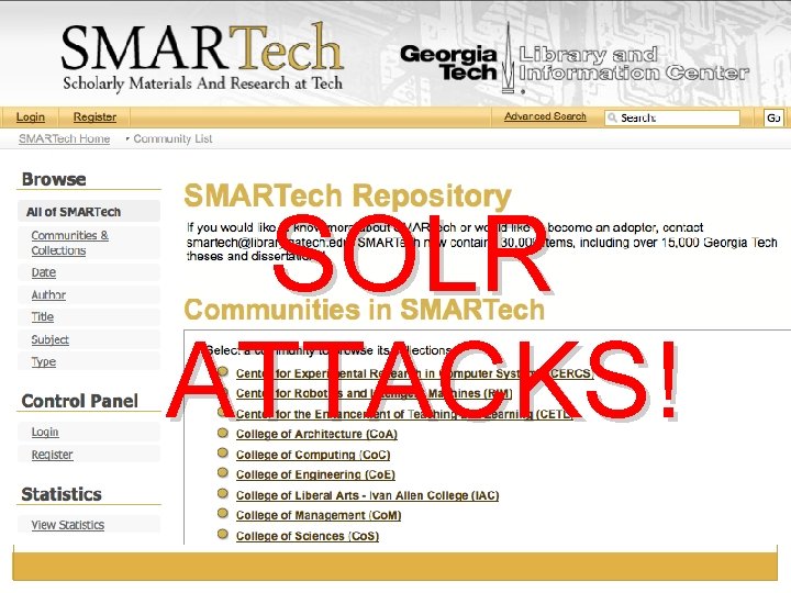 SOLR ATTACKS! 