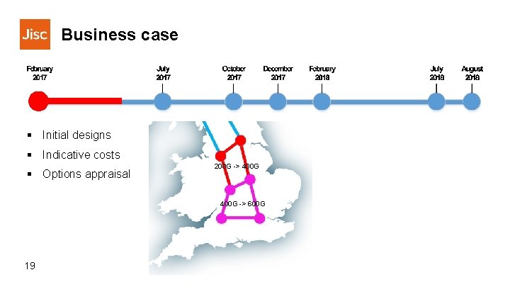 Business case § Initial designs § Indicative costs § Options appraisal 200 G ->