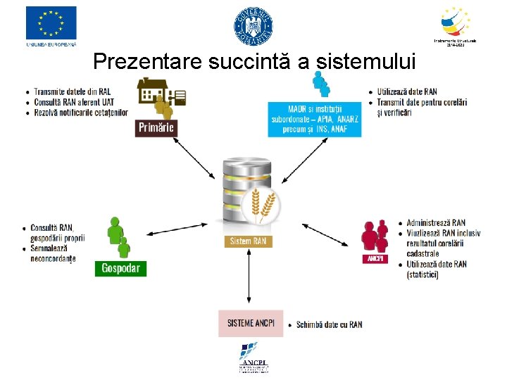 Prezentare succintă a sistemului Prezentare succintă a sistemului
