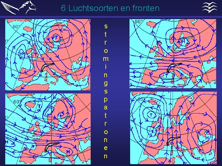 6 Luchtsoorten en fronten s t r o m i n g s p