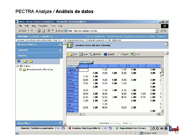 PECTRA Analyze / Análisis de datos 