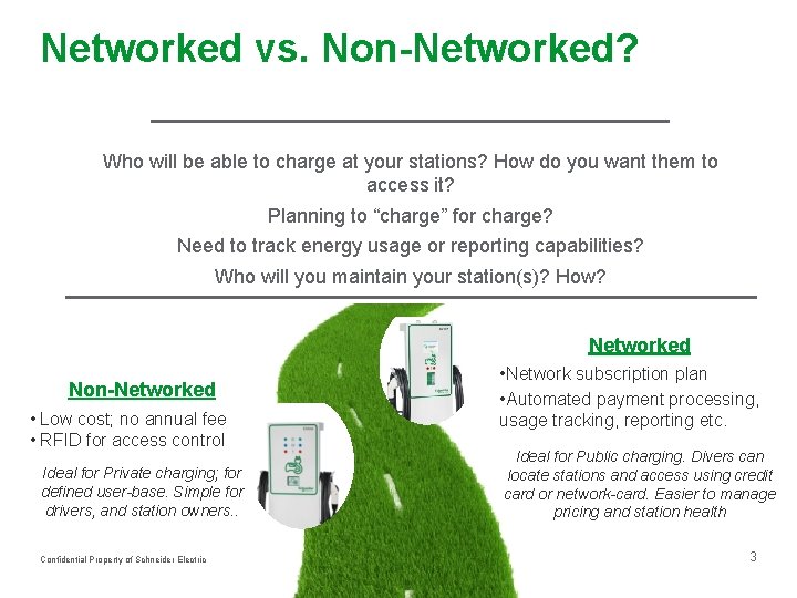 Networked vs. Non-Networked? Who will be able to charge at your stations? How do