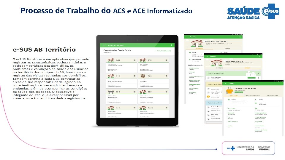 Processo de Trabalho do ACS e ACE Informatizado 