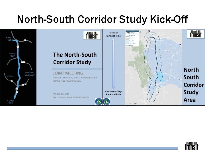 North-South Corridor Study Kick-Off 