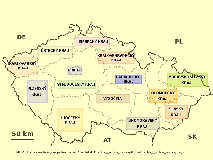LIBERECKÝ KRAJ ÚSTECKÝ KRAJ KARLOVARSKÝ KRAJ PLZEŇSKÝ KRÁLOVEHRADECKÝ KRAJ PRAHA STŘEDOČESKÝ KRAJ MORAVSKOSLEZSKÝ PARDUBICKÝ