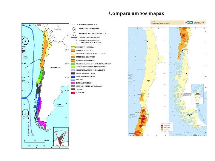 Compara ambos mapas 