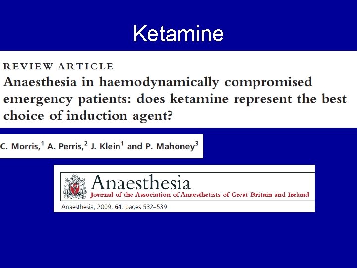 Ketamine 