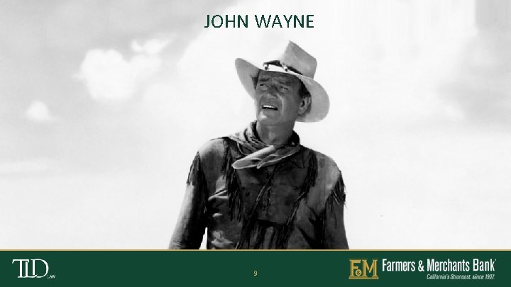 JOHN WAYNE 9 