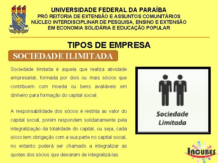 UNIVERSIDADE FEDERAL DA PARAÍBA PRÓ REITORIA DE EXTENSÃO E ASSUNTOS COMUNITÁRIOS NÚCLEO INTERDISCIPLINAR DE