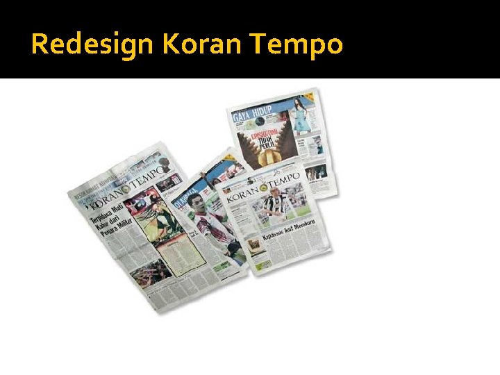 Redesign Koran Tempo 