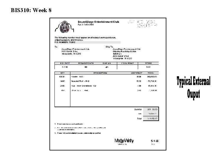 BIS 310: Week 8 