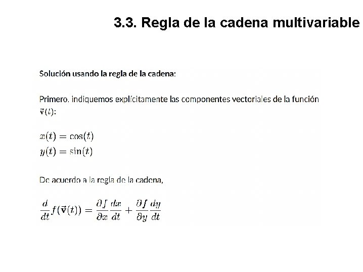 3. 3. Regla de la cadena multivariable 