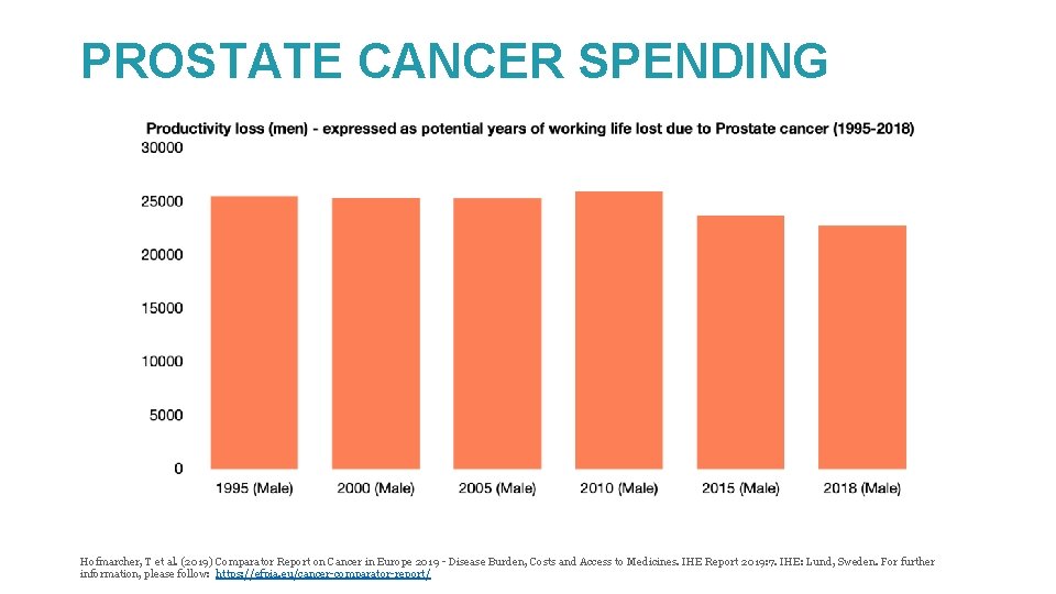 PROSTATE CANCER SPENDING Hofmarcher, T et al. (2019) Comparator Report on Cancer in Europe