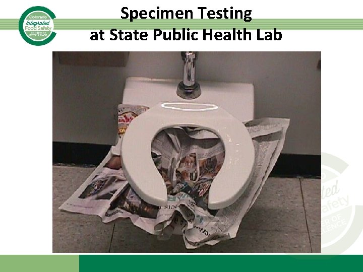 Specimen Testing at State Public Health Lab 