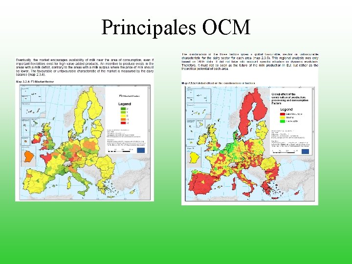 Principales OCM 