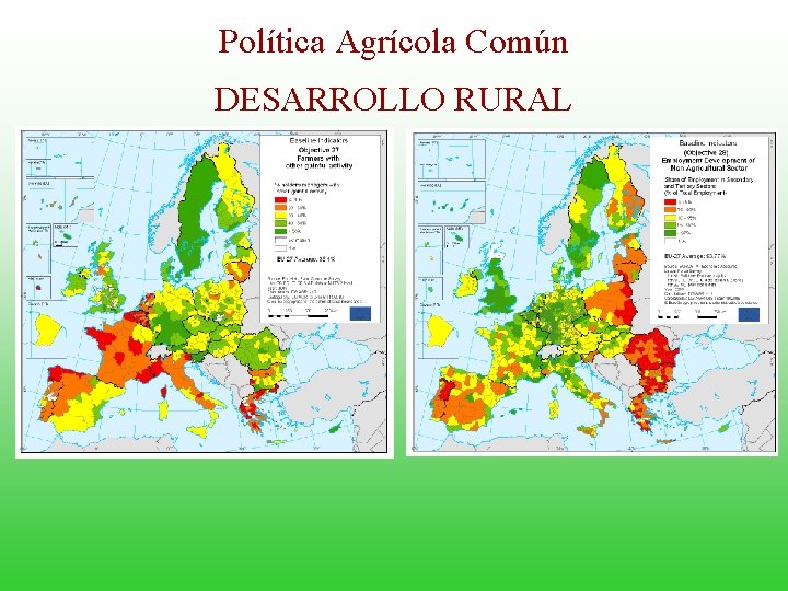 Política Agrícola Común DESARROLLO RURAL 