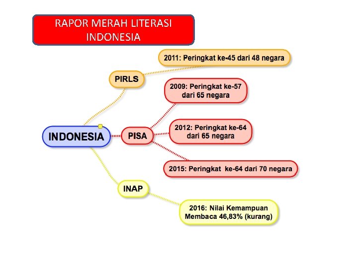 RAPOR MERAH LITERASI INDONESIA 