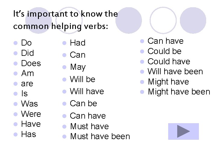 Got a Verb Phrase An interactive lesson plan