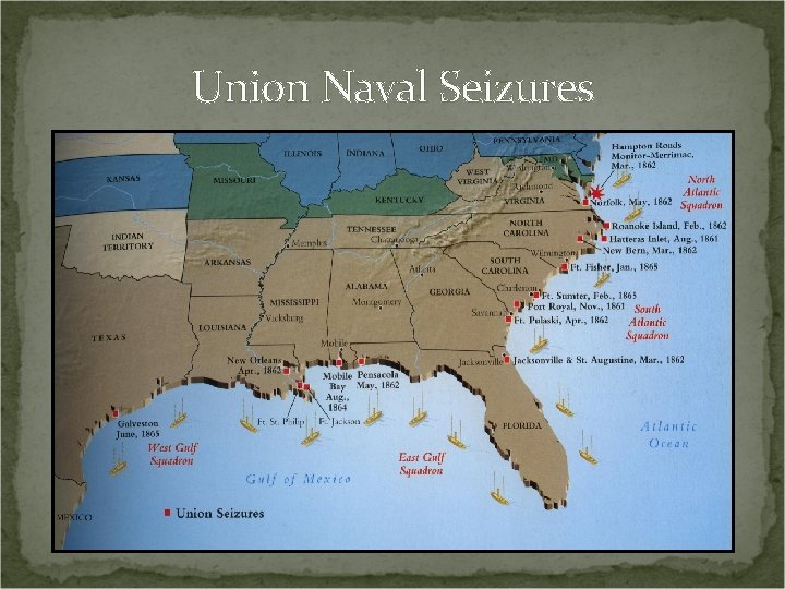 Union Naval Seizures 