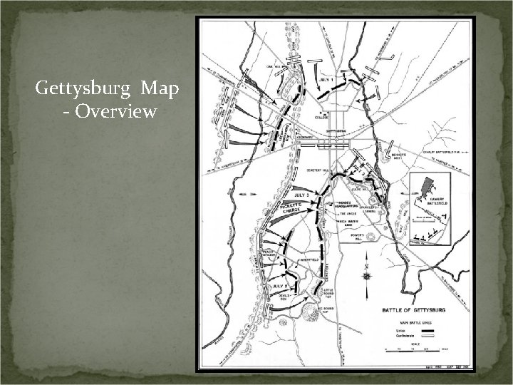 Gettysburg Map - Overview 