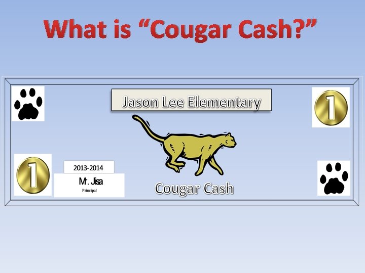 What is “Cougar Cash? ” 