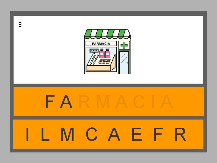 8 FARMACIA I L M C A E F R 