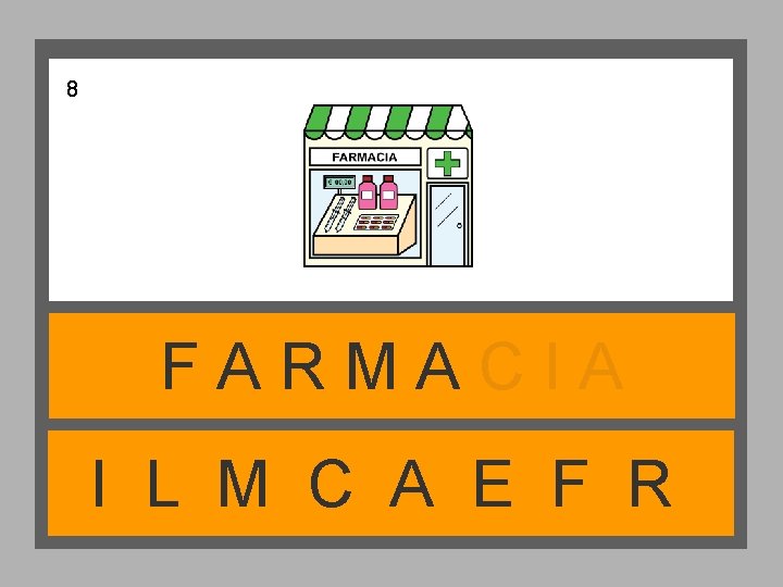 8 FARMACIA I L M C A E F R 