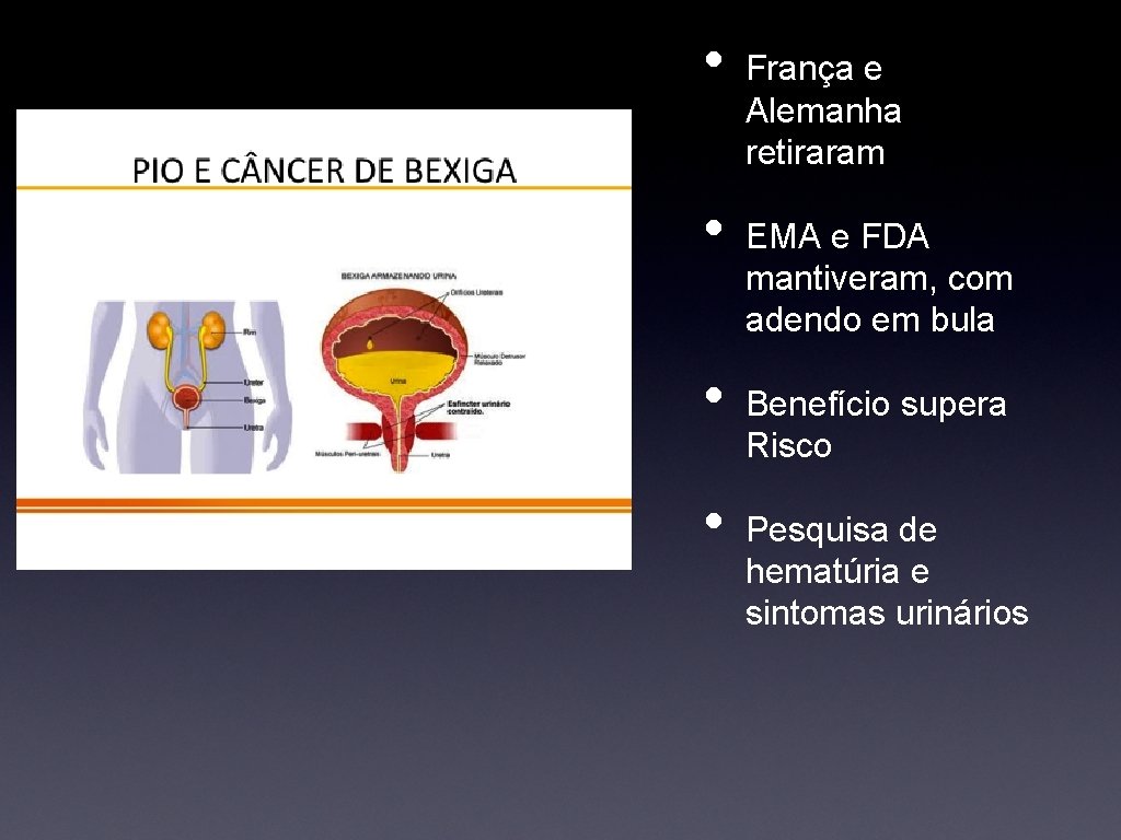  • • França e Alemanha retiraram EMA e FDA mantiveram, com adendo em