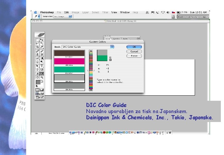 DIC Color Guide Navadno uporabljen za tisk na Japonskem. Dainippon Ink & Chemicals, Inc.