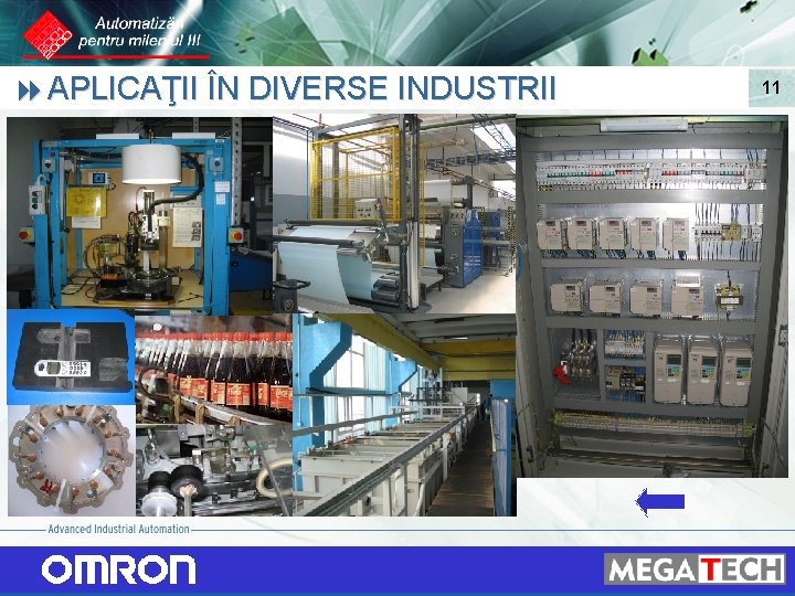 8 APLICAŢII ÎN DIVERSE INDUSTRII 11 