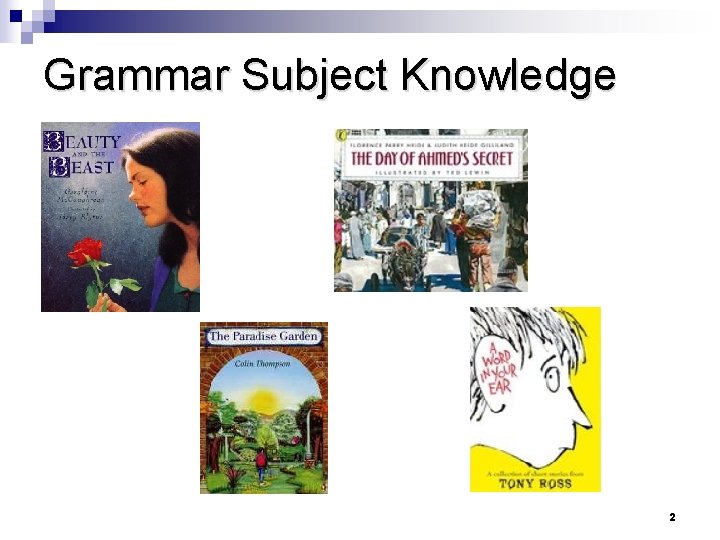 Grammar Subject Knowledge 2 