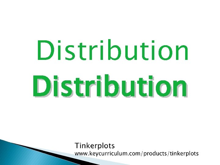 Distribution 