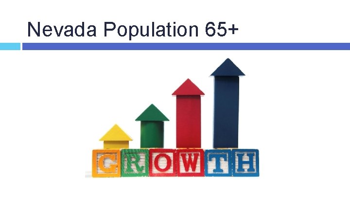 Nevada Population 65+ 
