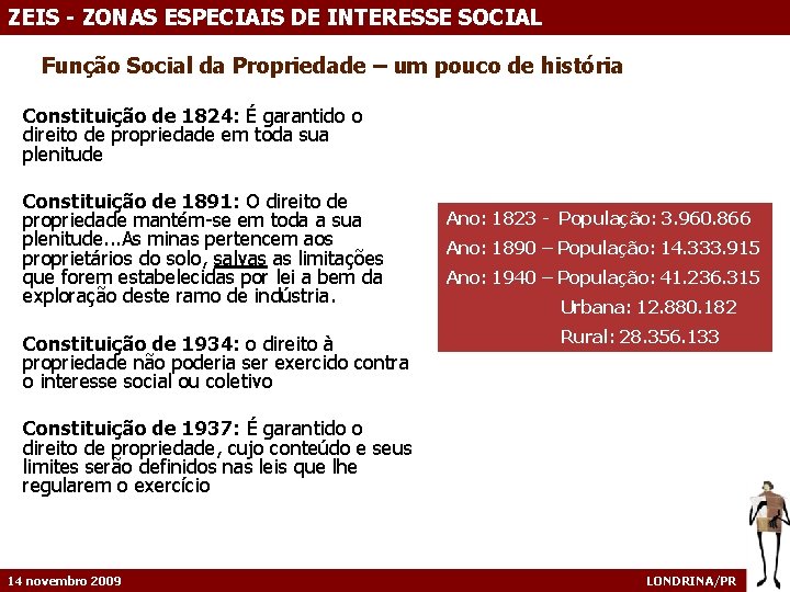 ZEIS - ZONAS ESPECIAIS DE INTERESSE SOCIAL Função Social da Propriedade – um pouco