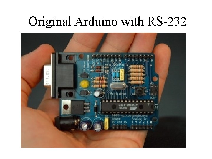Original Arduino with RS-232 Original Arduino with RS-232