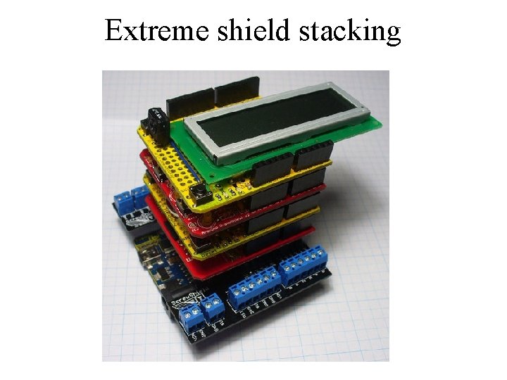 Extreme shield stacking 