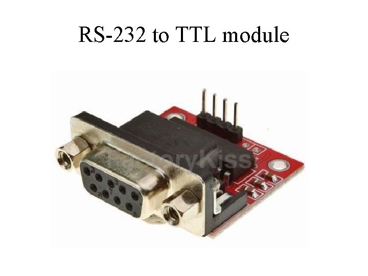 RS-232 to TTL module 