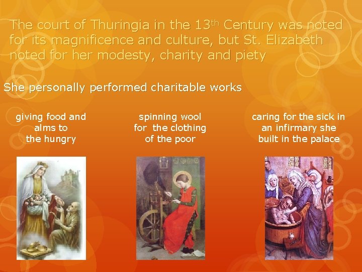 The court of Thuringia in the 13 th Century was noted for its magnificence