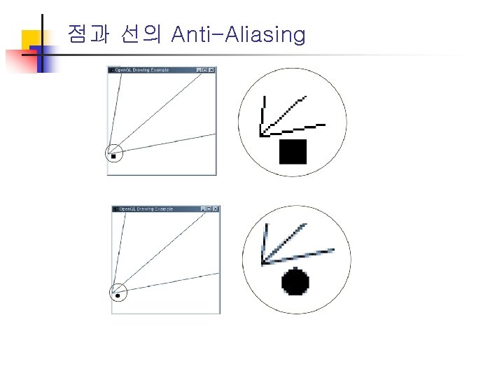 점과 선의 Anti-Aliasing 