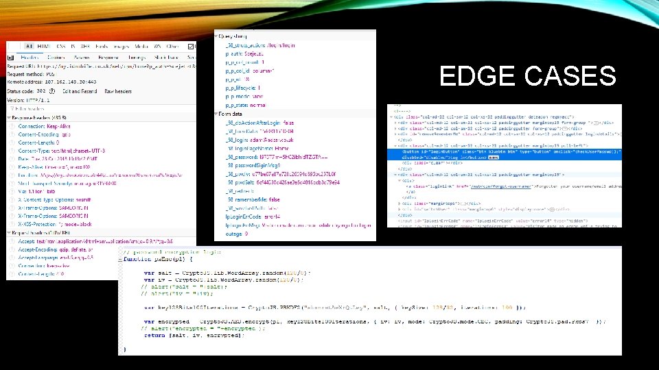 EDGE CASES 