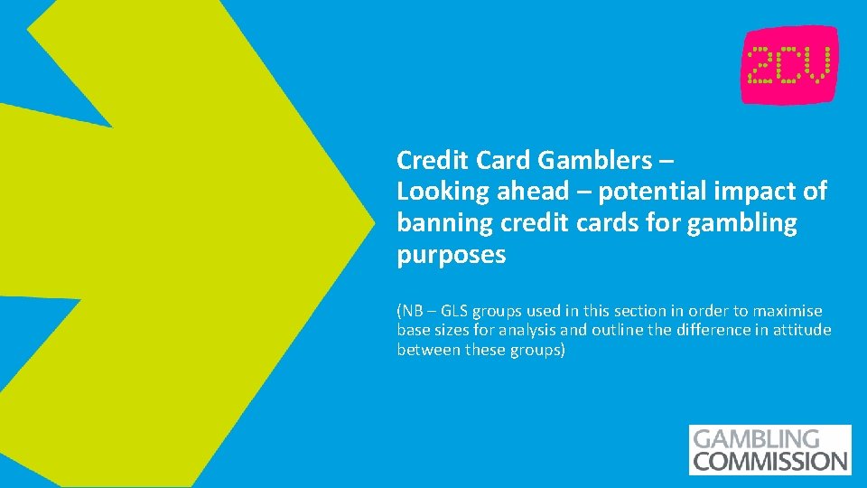 Credit Card Gamblers – Looking ahead – potential impact of banning credit cards for