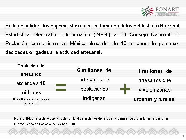 En la actualidad, los especialistas estiman, tomando datos del Instituto Nacional Estadística, Geografía e