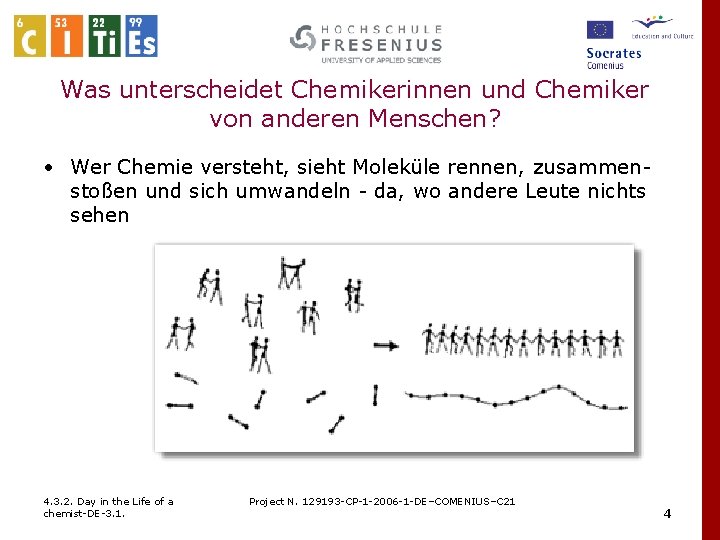 Was unterscheidet Chemikerinnen und Chemiker von anderen Menschen? • Wer Chemie versteht, sieht Moleküle