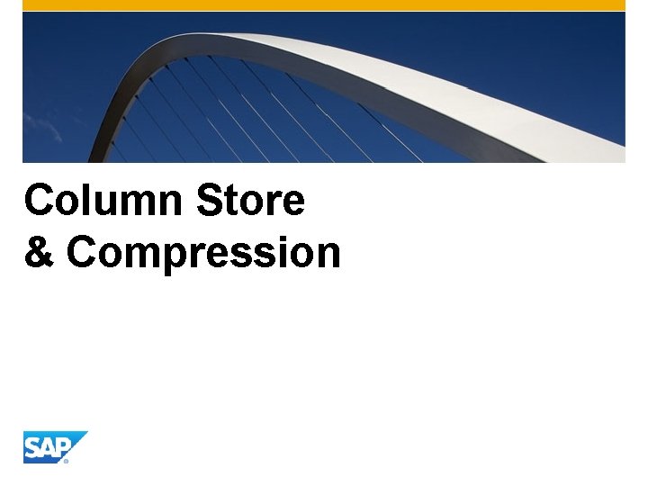 Column Store & Compression 