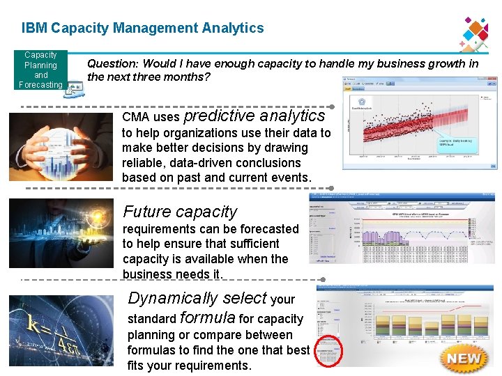 IBM Capacity Management Analytics Capacity Planning and Forecasting Question: Would I have enough capacity