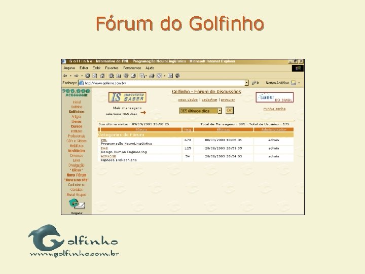 Fórum do Golfinho 