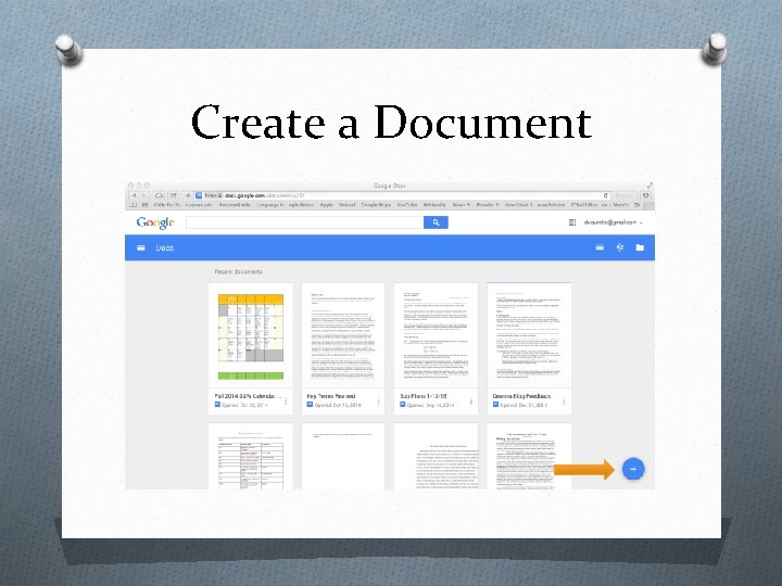 Create a Document 